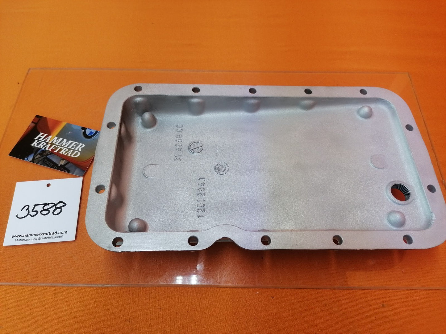 BMW R80 G/S R80 R100 GS Ölwanne mit Unterfahrschutz 35884