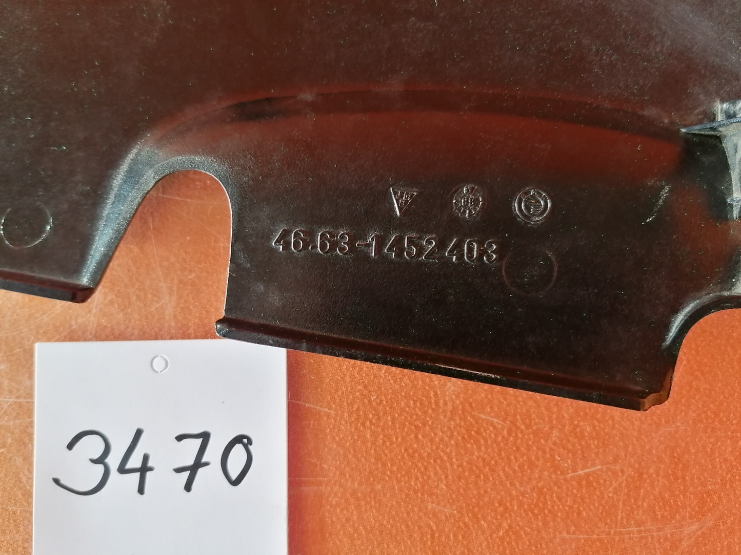 BMW R80 R100 Monolever Seitendeckel Batterieabdeckung links 34702