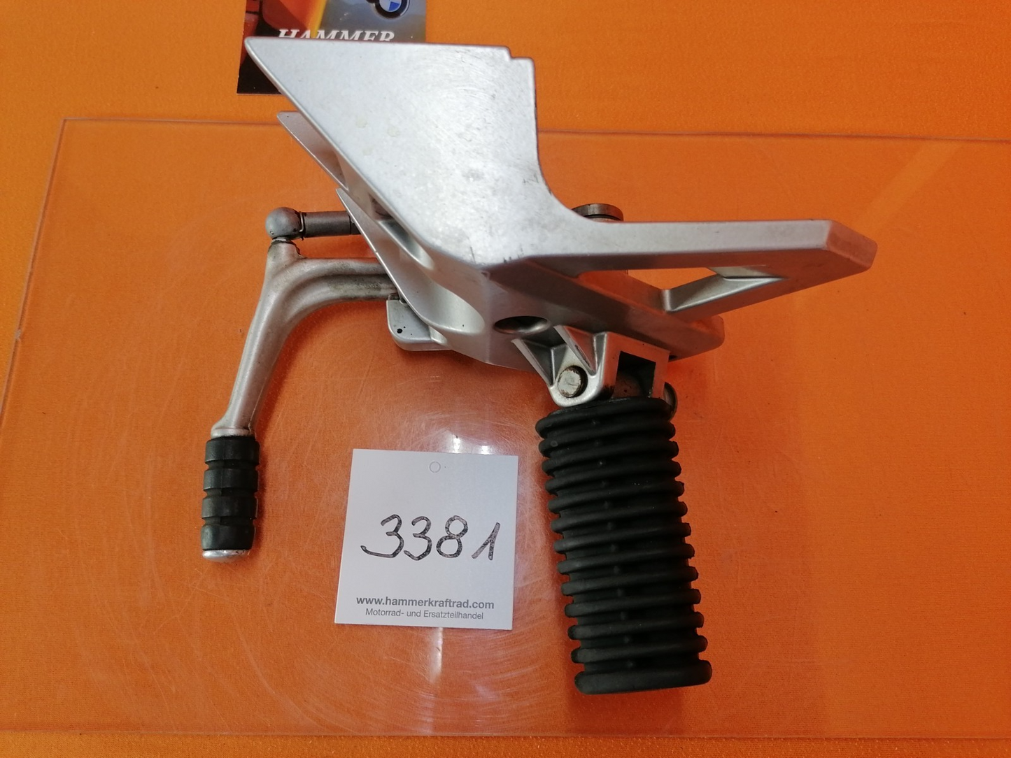 BMW R1100 RS Fahrer Fußraste links Schalthebel 33811