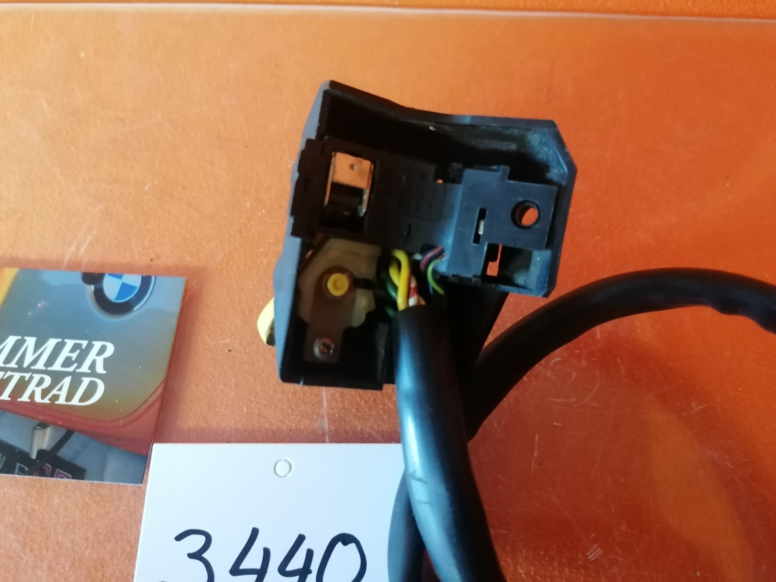 BMW R80 R100 Lenkerschalter links Teileträger 34405