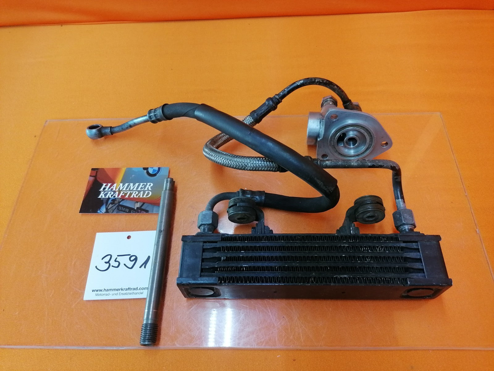 BMW R80GS R100GS Ölkühler Set HPN 35910