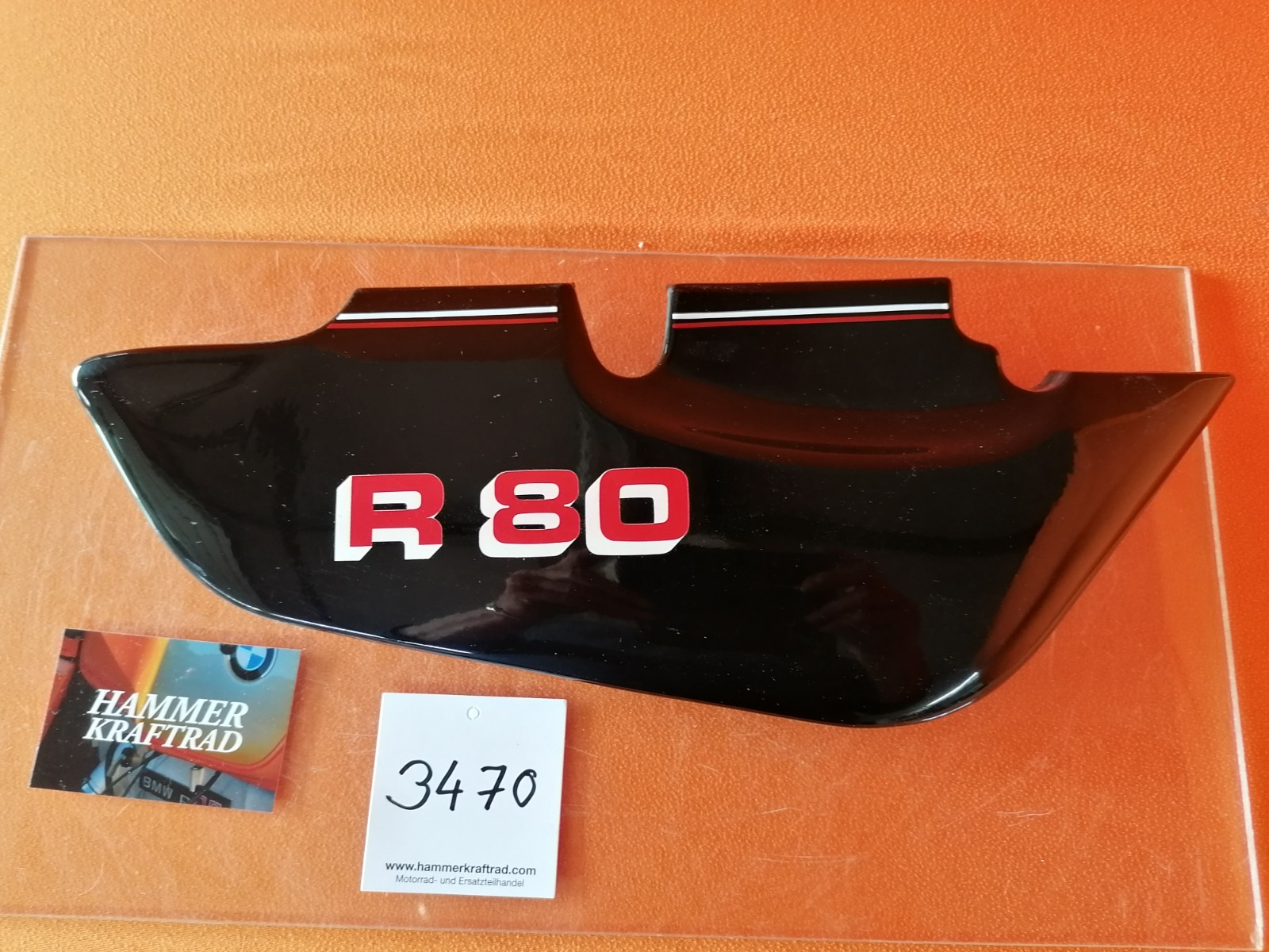 BMW R80 R100 Monolever Seitendeckel  Batterieabdeckung links 34700