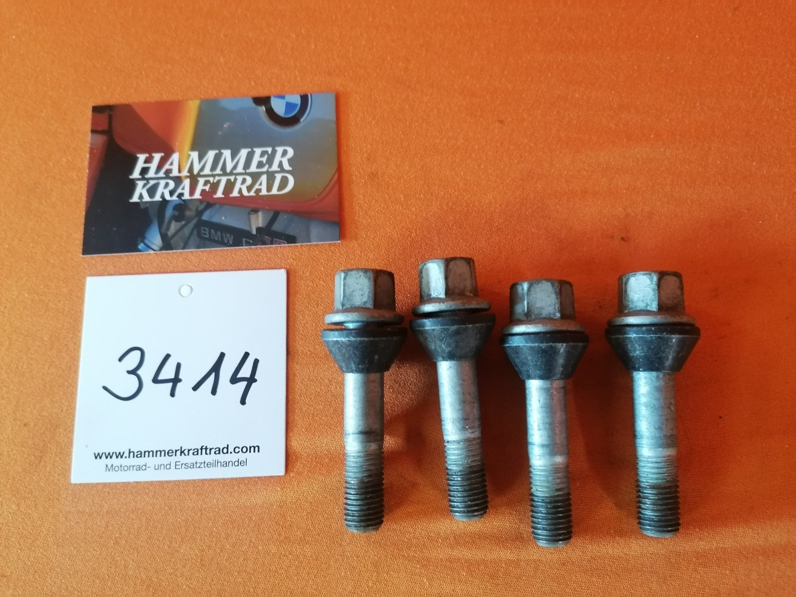 BMW R80 R100 R1100 Satz Radschrauben 60mm lang 34140
