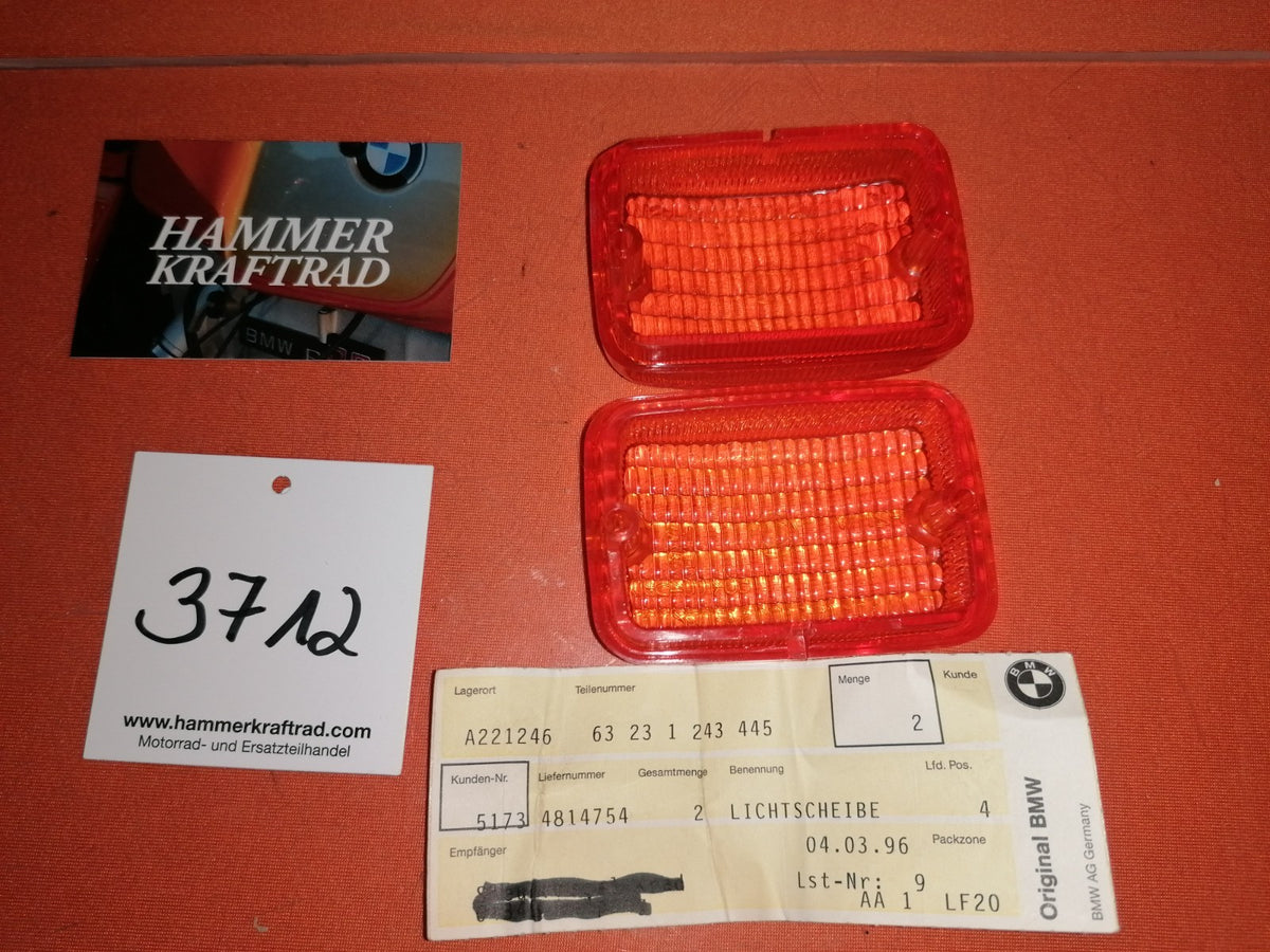 BMW R80 R100 und andere Modelle Blinker Glas NEU OEM 37124