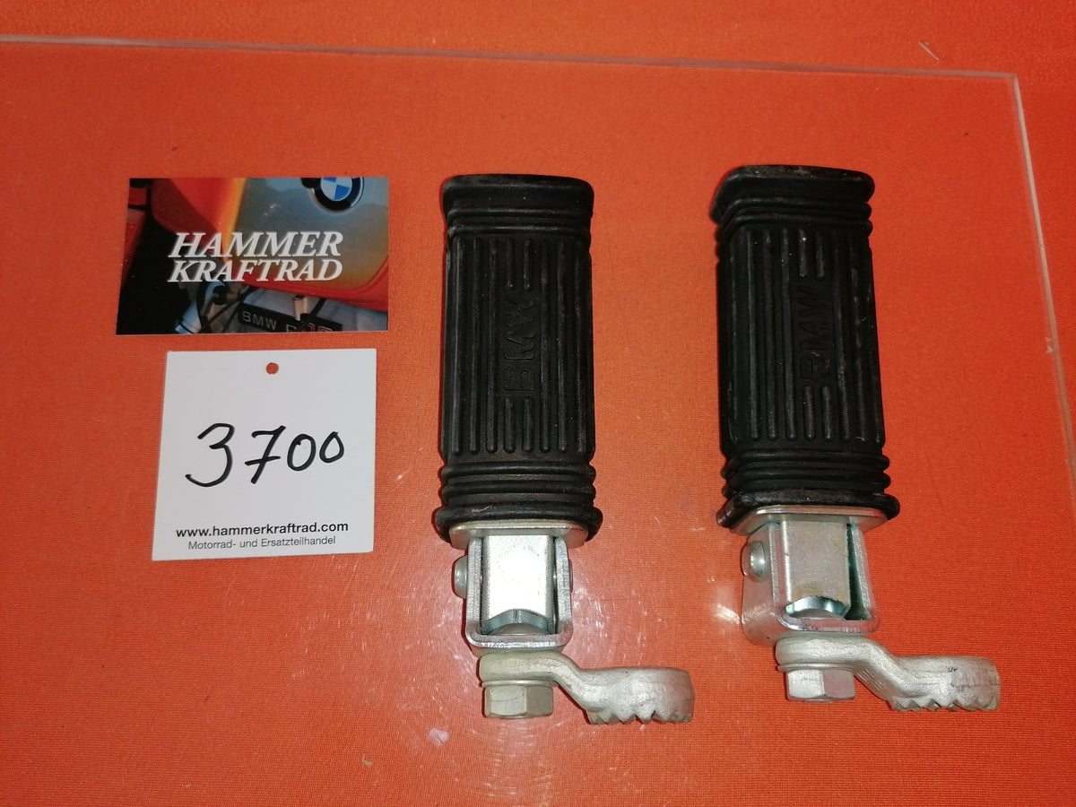 BMW R75 R80 R90 R100 Fußrasten Soziusfußrasten NEU OEM 37000
