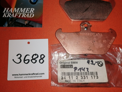 BMW K1100 K1200 R100R R1100S R1150GS Bremsbeläge BREMBO vorne NEU OEM 36883