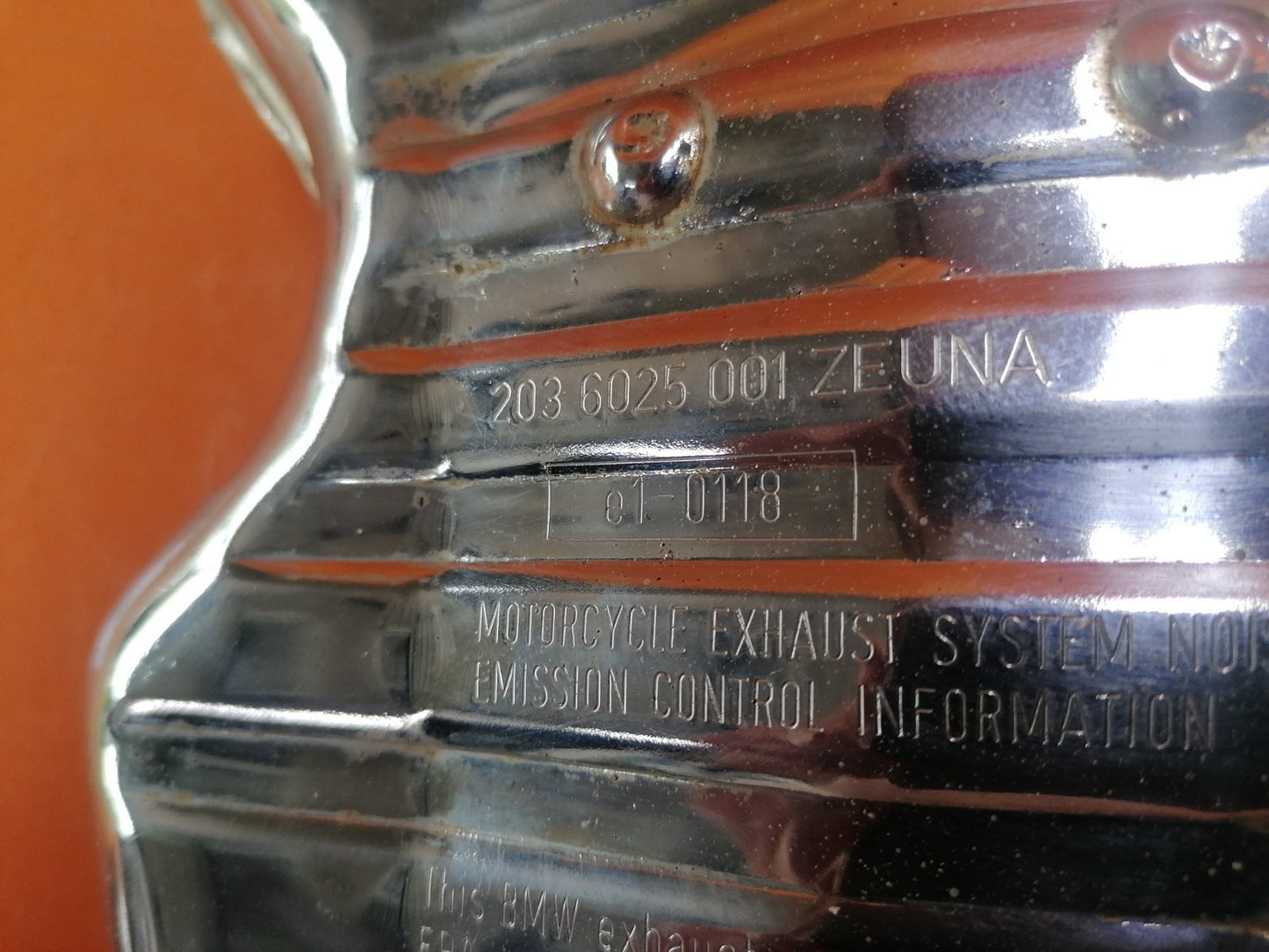 BMW R80 R100 GS Mittelschalldämpfer Sammler Vorschalldämpfer ZEUNA 35493