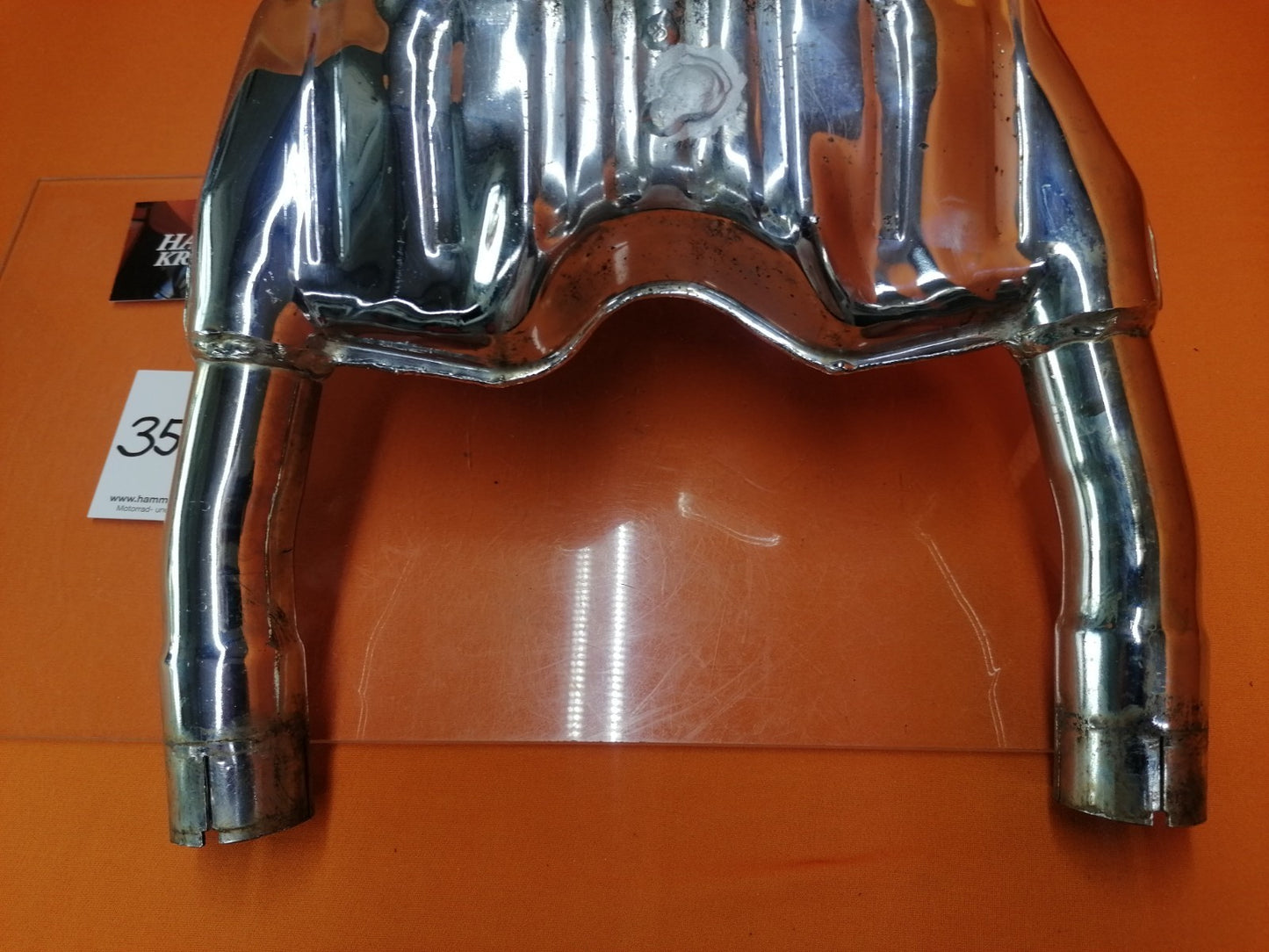 BMW R80 R100 GS Mittelschalldämpfer Sammler Vorschalldämpfer ZEUNA 354910