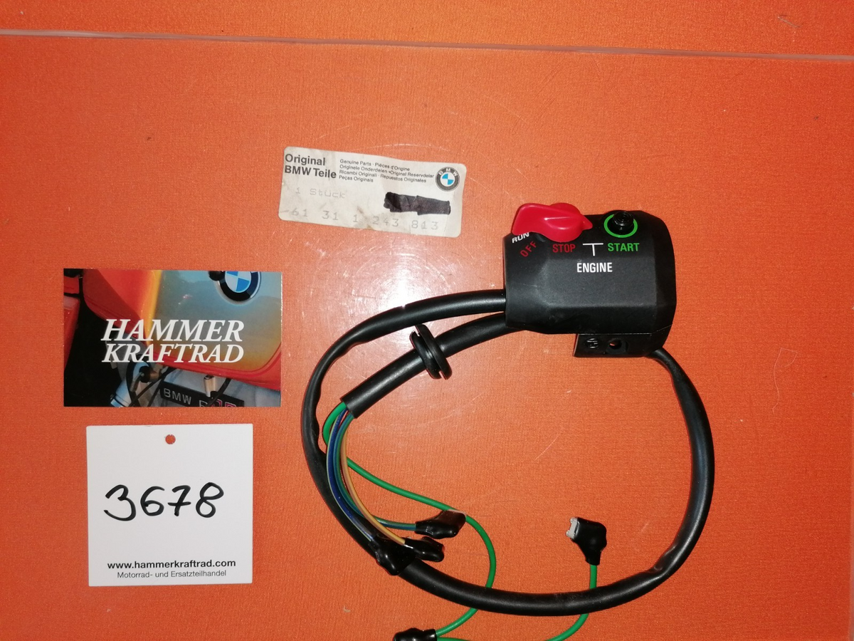 BMW R100/7 CS RS RTS Kombinationsschalter Lenkerschalter rechts NEU OEM 36780