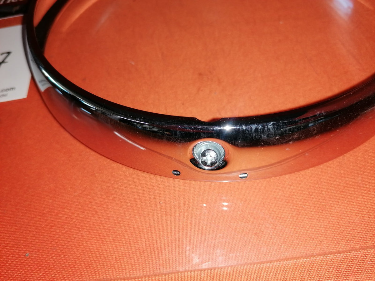 BMW R60 R75 R80 R100 R90S Scheinwerfer Ring Chromring NEU OEM 37472