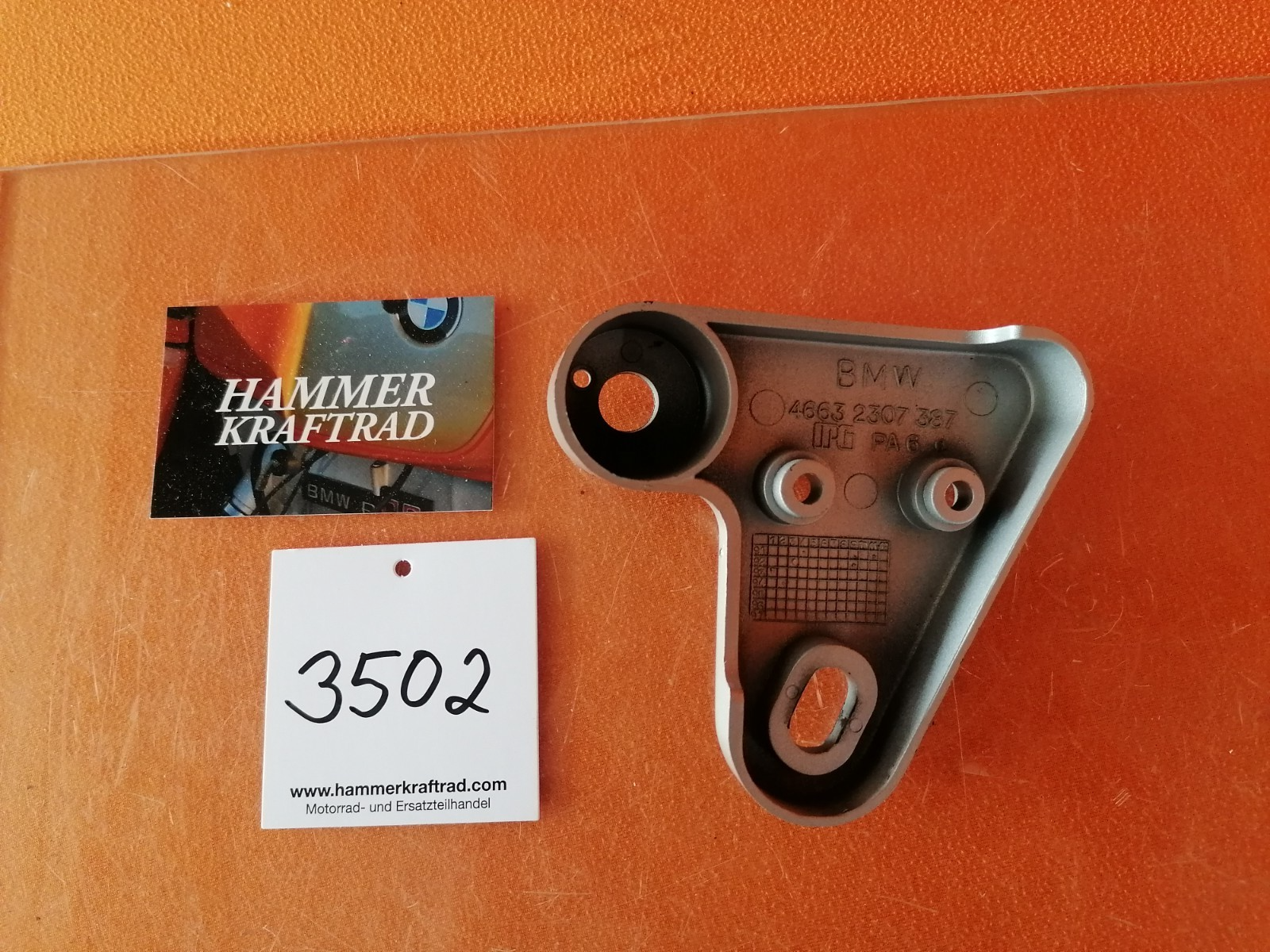 BMW R80R R100R Blinkerhalter links vorne NEU 35021