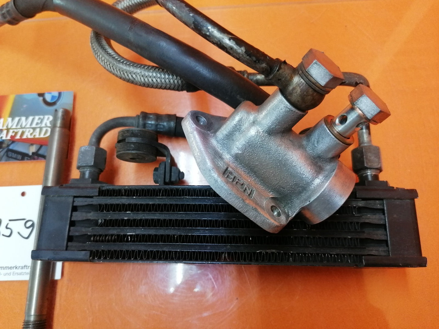 BMW R80GS R100GS Ölkühler Set HPN 35914