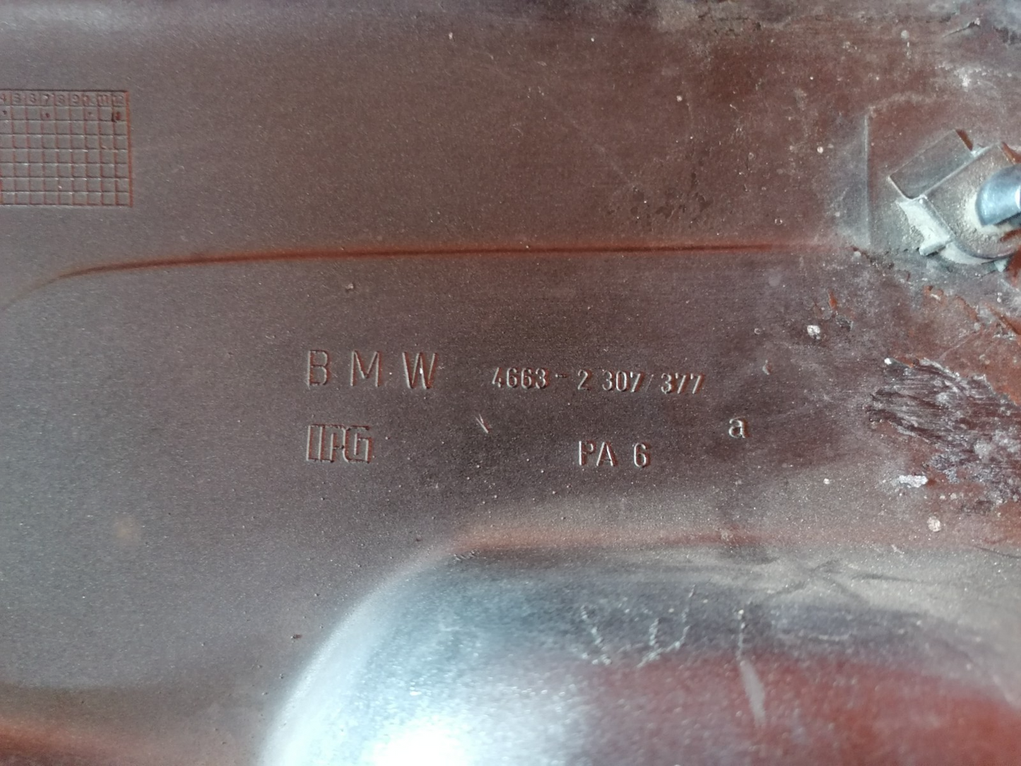 BMW R80 R100R Seitendeckel links Seitenverkleidung Batterieabdeckung 34682