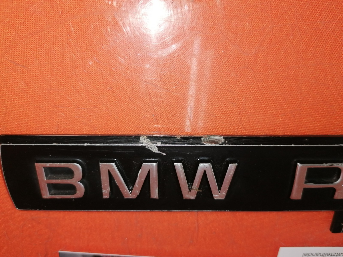 BMW R90 S Anlasser Deckel Emblem Typenschild 36532