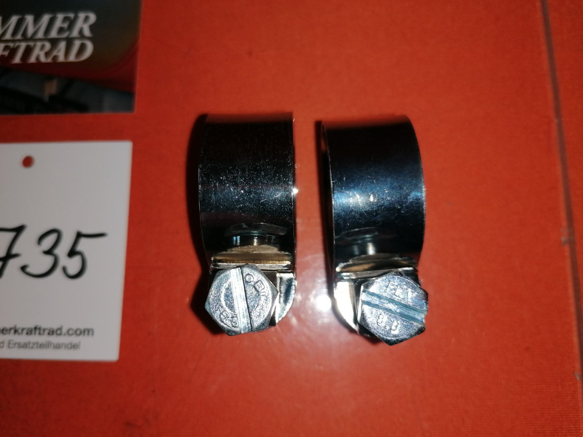 BMW R45 R65 78/85 R65G/S R80G/S 80/87 Schalldämpferklemme Krümmerschelle NEU OEM1
