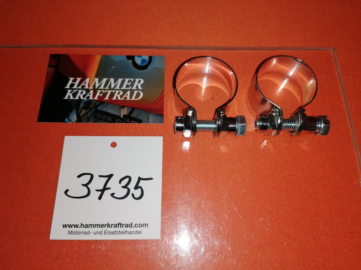 BMW R45 R65 78/85 R65G/S R80G/S 80/87 Schalldämpferklemme Krümmerschelle NEU OEM0