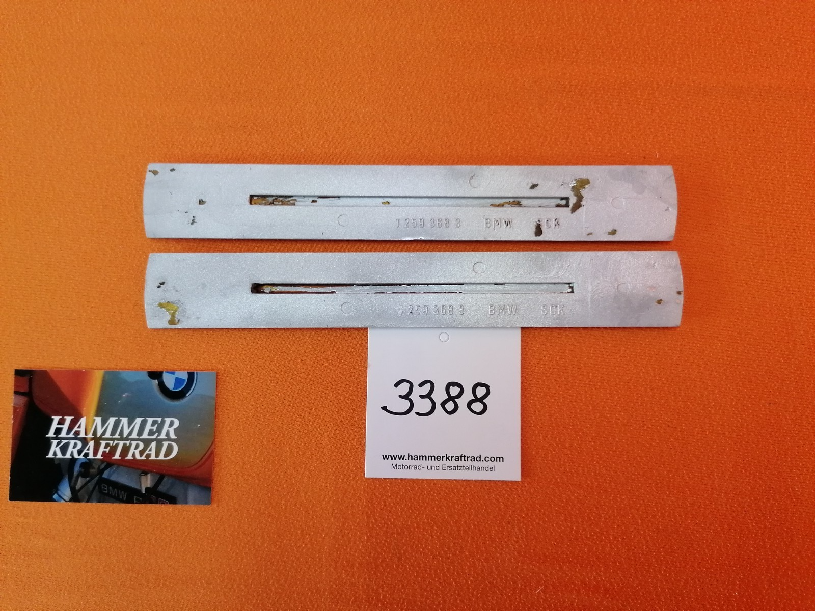BMW R90/6 Embleme für Anlasserdeckel 33882