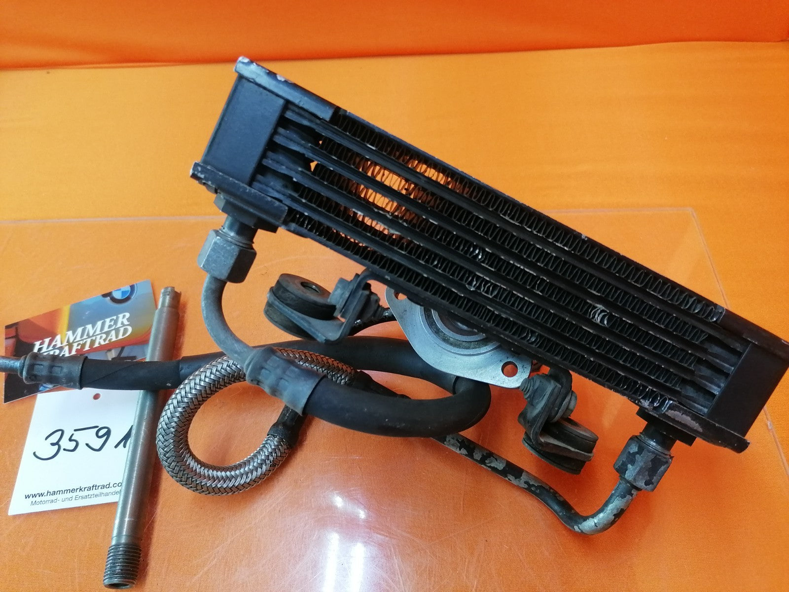 BMW R80GS R100GS Ölkühler Set HPN 35915