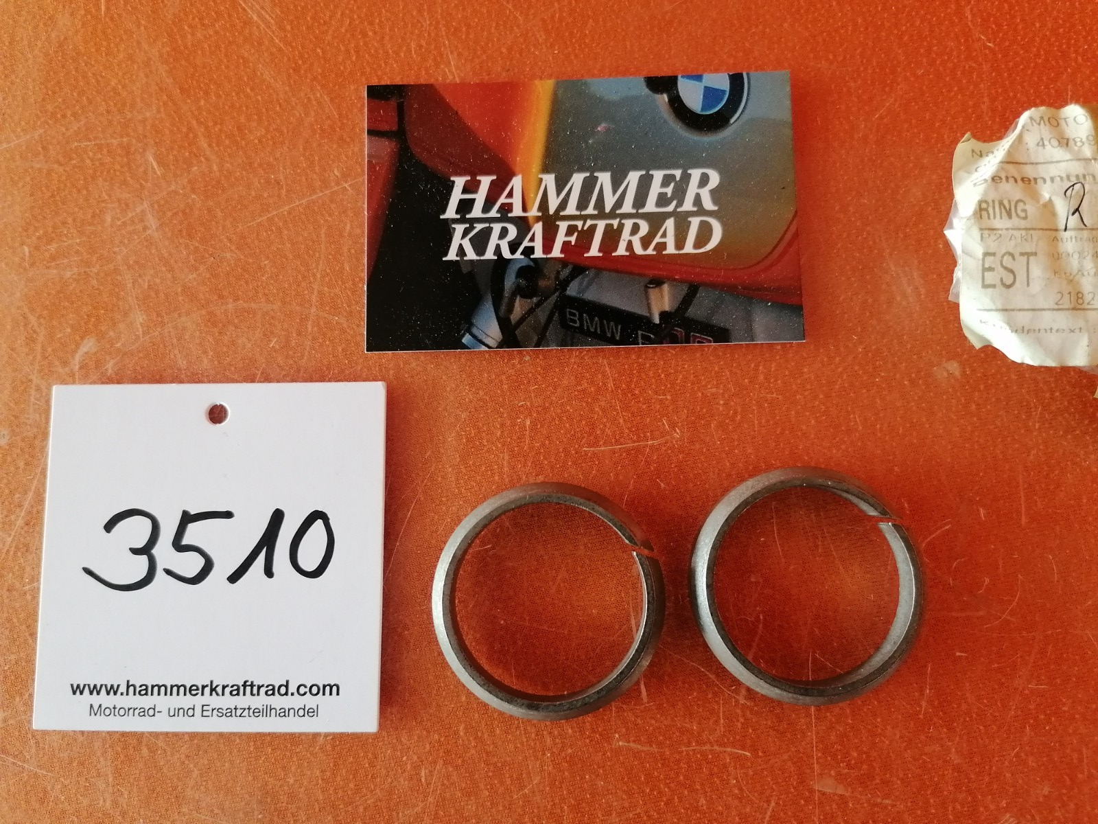 BMW R45 Krümmer Klemmringe NEU Dichtring 35100